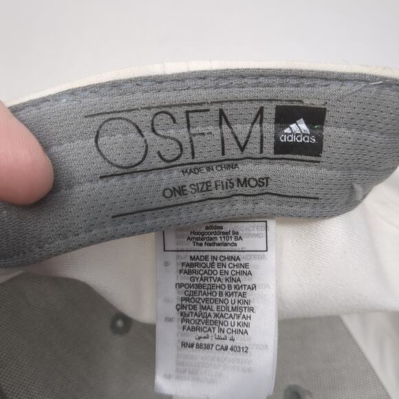 Adidas Snapback Cap Multicolor One Size Adjustable Embroidered 6 Panel - Picture 9 of 10